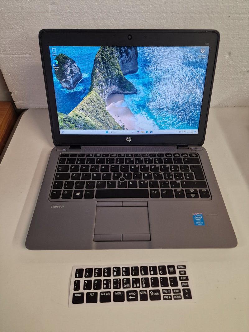 USATO HP ELITEBOOK 820 G2 Intel Core i5-5300U 8GB 256GB NVME PC Portatile 