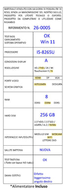 LENOVOUSATO THINKPAD T480 • 14" FHD Intel Core i5-8265u, 8 GB RAM, Windows 11 Pro GRADO A-