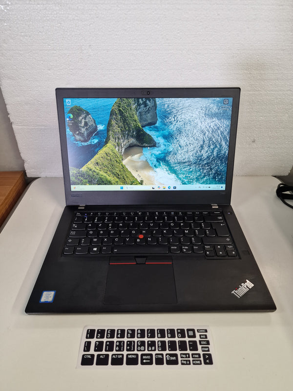 USATO LENOVO THINKPAD T480 Intel Core i5-8350U 16GB 256GB NVME PC Portatile #25023