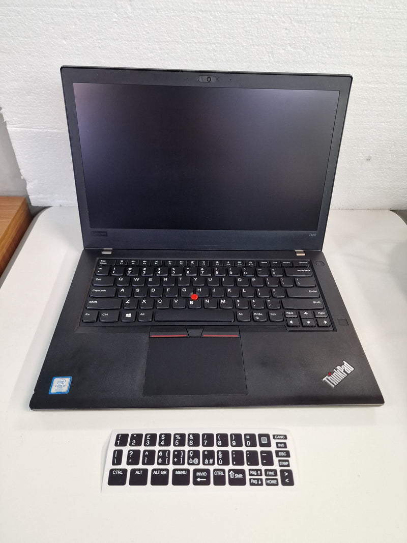 USATO LENOVO THINKPAD T480 Intel Core i5-8350U 16GB 500GB NVME PC Portatile