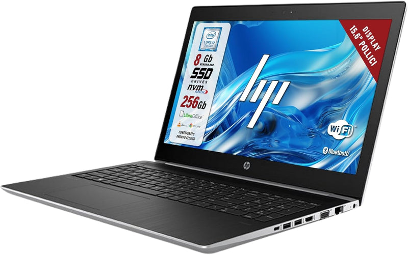 HP PROBOOK 450 G5 • Intel Core i5 8200U | RAM 8 - 16 -32GB | 256 - 512 - 1TB | GRADO A- Usato Accettabile