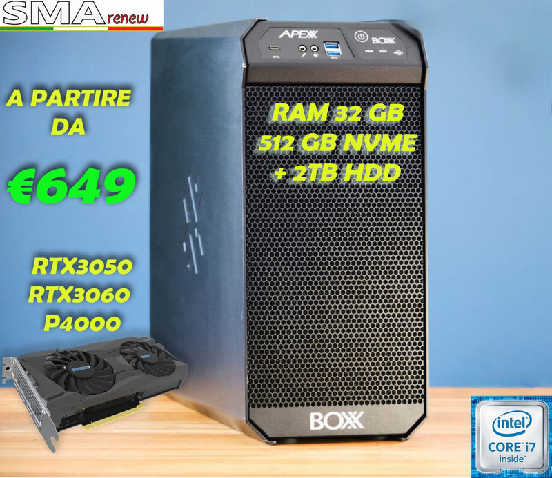 BOXX GAMING - Intel Core i7-9700K RAM 32GB 2500GB ( 512GB nvme + 2TB HDD)