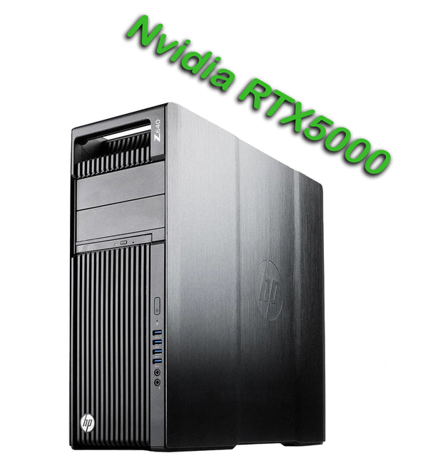 HP Workstation z640 • Intel XEON E5-2640 V4 GRADO A- NVIDIA QUADRO RTX5000 16 gb