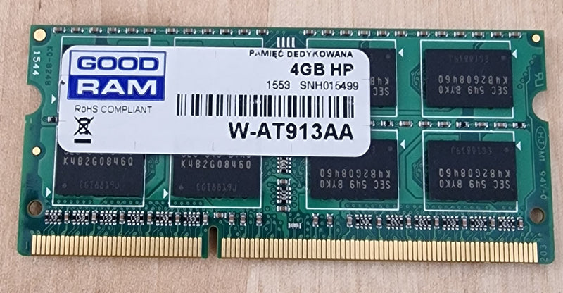 DDR3 RAM Notebook 12800 1600MHZ GOODRAM V 1.5